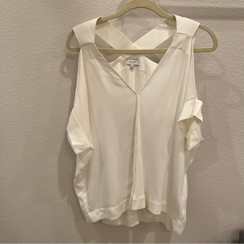 REISS Dakota Cold Shoukder Top